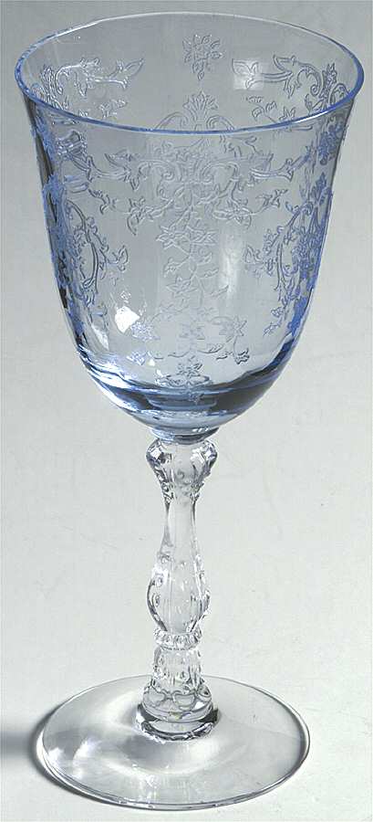 Navarre Blue Large Claret by Fostoria-1
