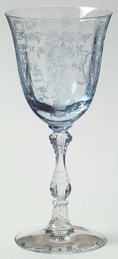 Navarre Blue Claret Wine by Fostoria-1