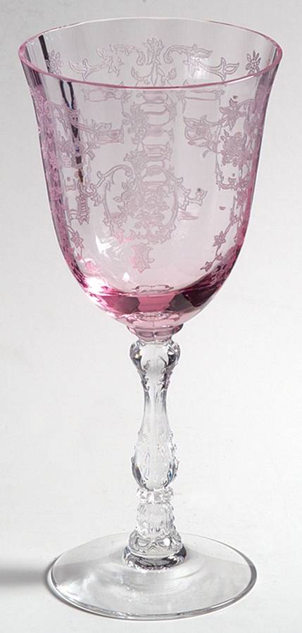 Navarre Pink Large Claret by Fostoria-1