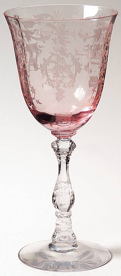 Navarre Pink Claret Wine by Fostoria-1