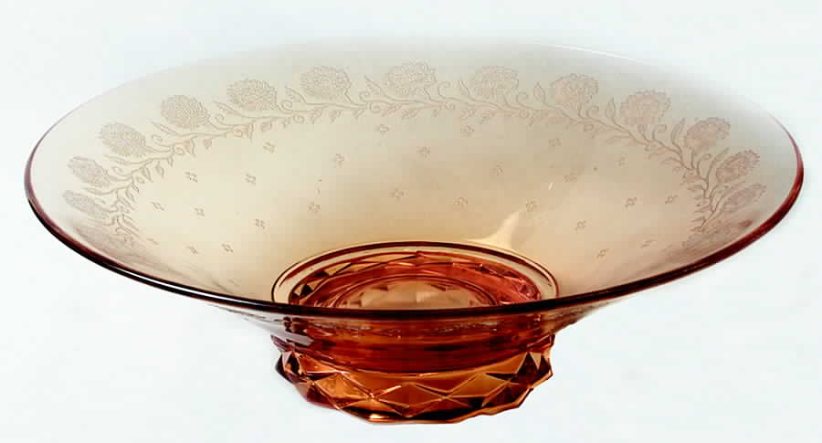 New Garland Amber 10" Footed Round Bowl by Fostoria-1