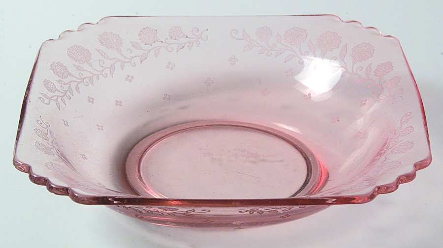 New Garland Pink (All Pink, Stem 4020) Cereal Bowl by Fostoria-1