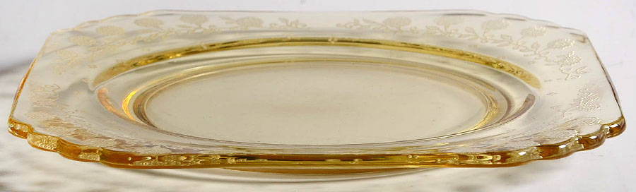 New Garland Topaz (Yellow, Stem 4020) Bread & Butter Plate by Fostoria-1