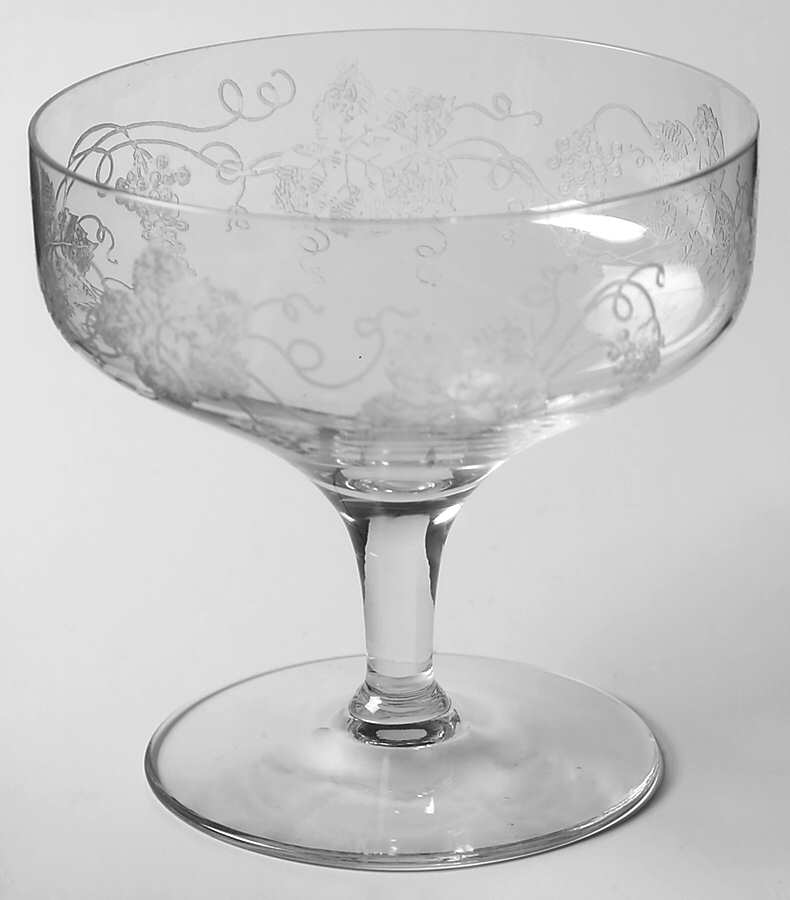 New Vintage Clear (Stem 880, Etch 227) Low Sherbet by Fostoria-1