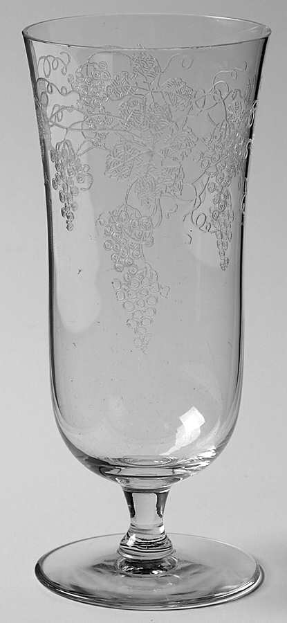 New Vintage Grape (Non Optic, Stem 858, Etch 227) Juice Glass by Fostoria-1