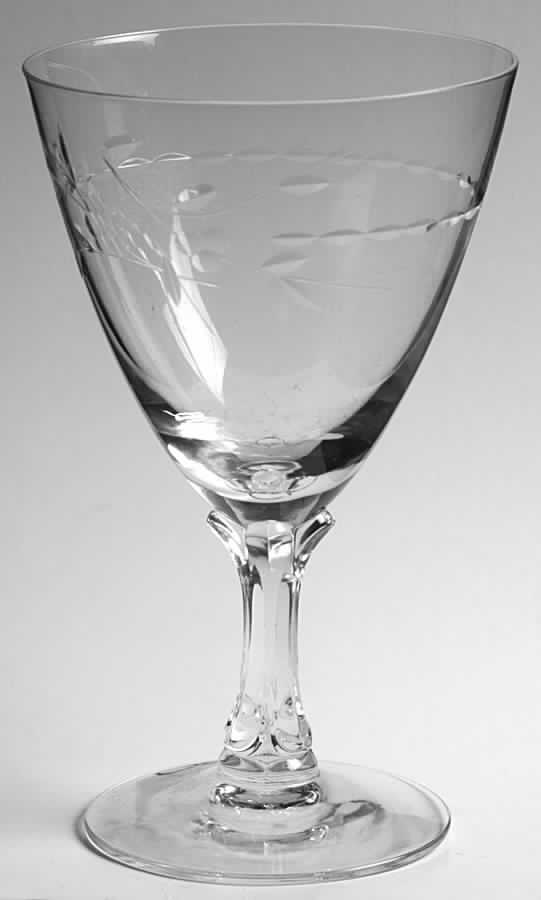 Nosegay Water Goblet by Fostoria-1