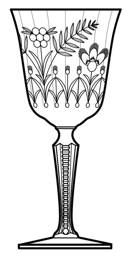 Nottingham Water Goblet by Fostoria-1