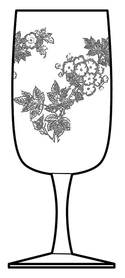 Nuptial Clear Water Goblet by Fostoria-1