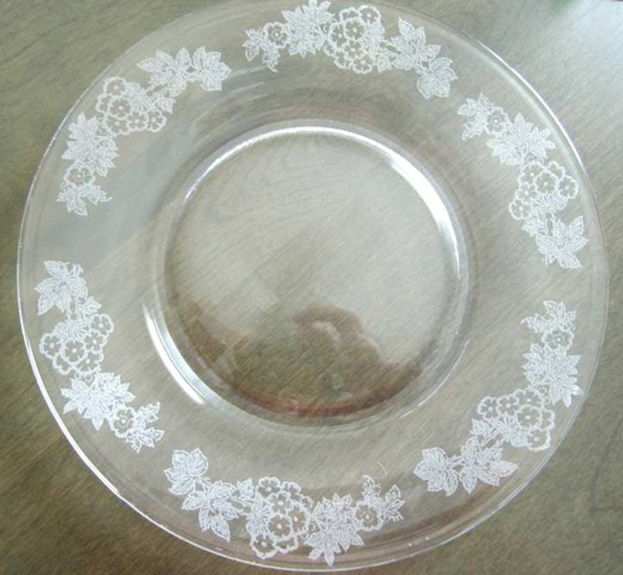 Nuptial Clear 8" Salad Plate by Fostoria-1
