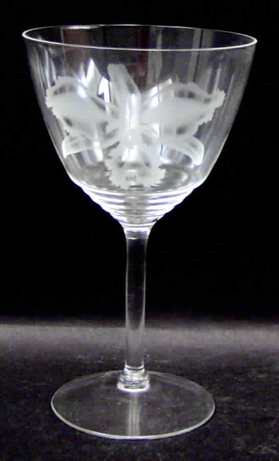 Orchid (Stem #892) Water Goblet by Fostoria-1