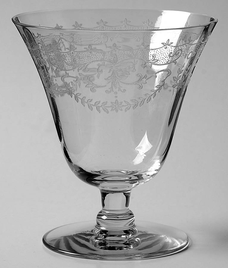 Orient (Stem 661, Etch 265) Oyster or Fruit Cocktail by Fostoria-1