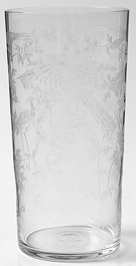 Oriental (Stem 766, Etch 250) 14 Oz Flat Tumbler by Fostoria-1