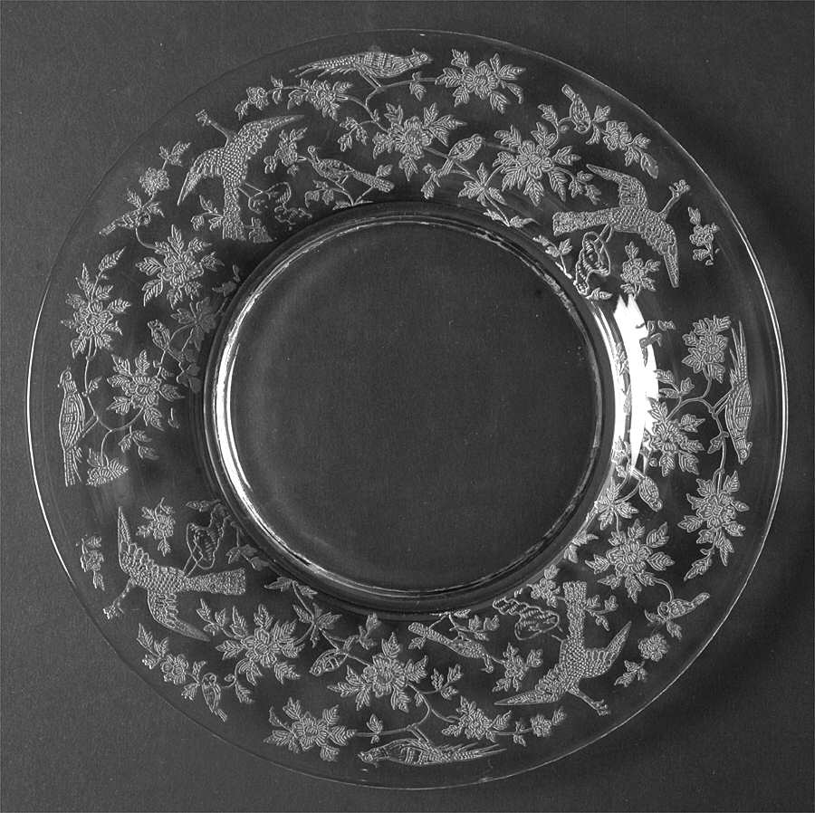 Oriental (Stem 766, Etch 250) 7" Salad Plate by Fostoria-1