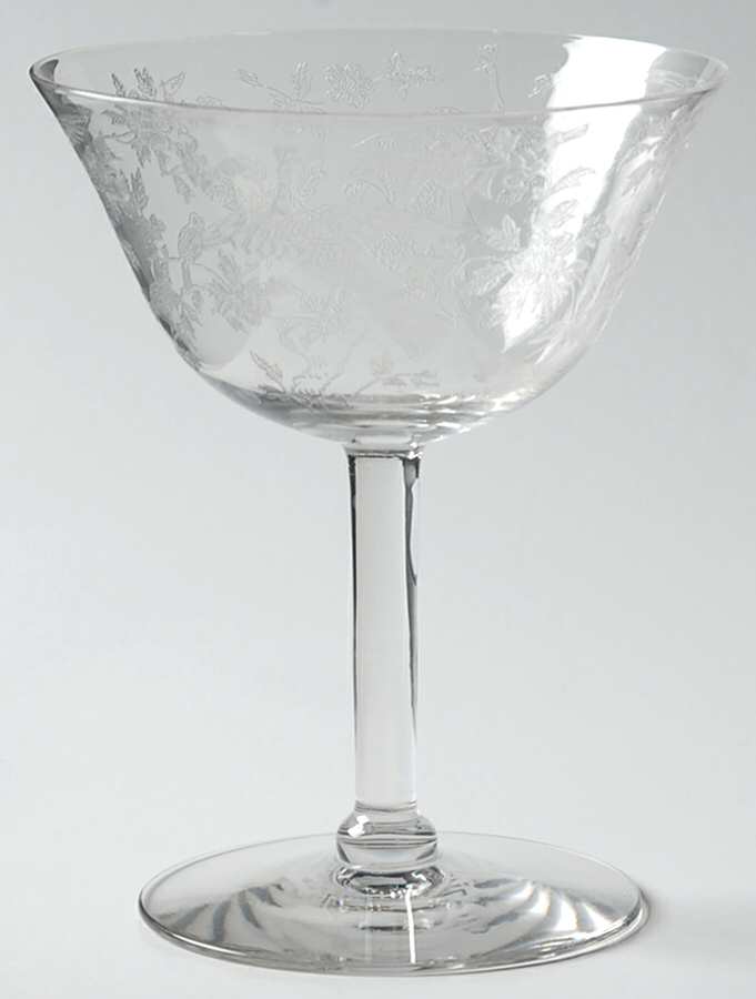 Oriental (Stem 766, Etch 250) Champagne/Tall Sherbet by Fostoria-1
