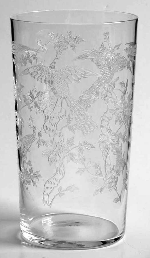 Oriental (Stem 766, Etch 250) 8 Oz Flat Tumbler by Fostoria-1