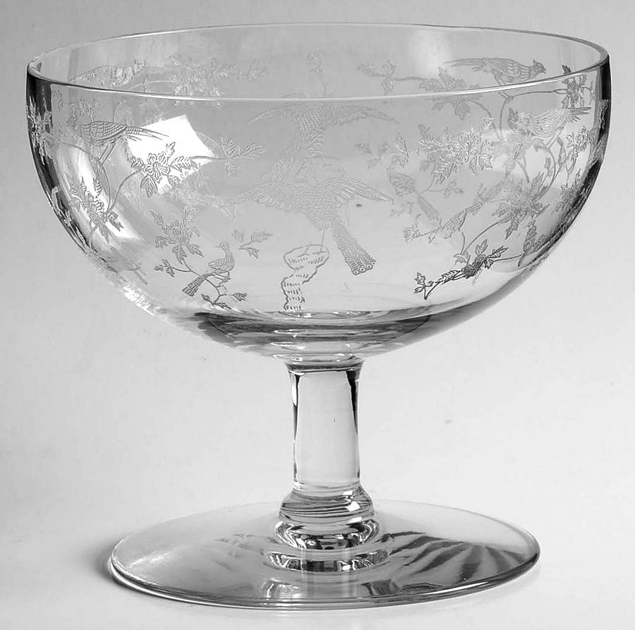 Oriental (Stem 766, Etch 250) Grapefruit by Fostoria-1
