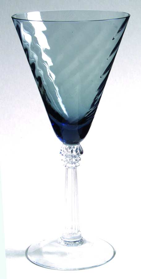 Pavilion Smoke Gray Water Goblet by Fostoria-1