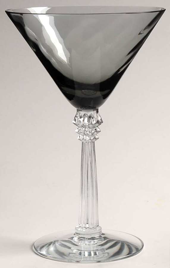Pavilion Smoke Gray Champagne/Tall Sherbet by Fostoria-1