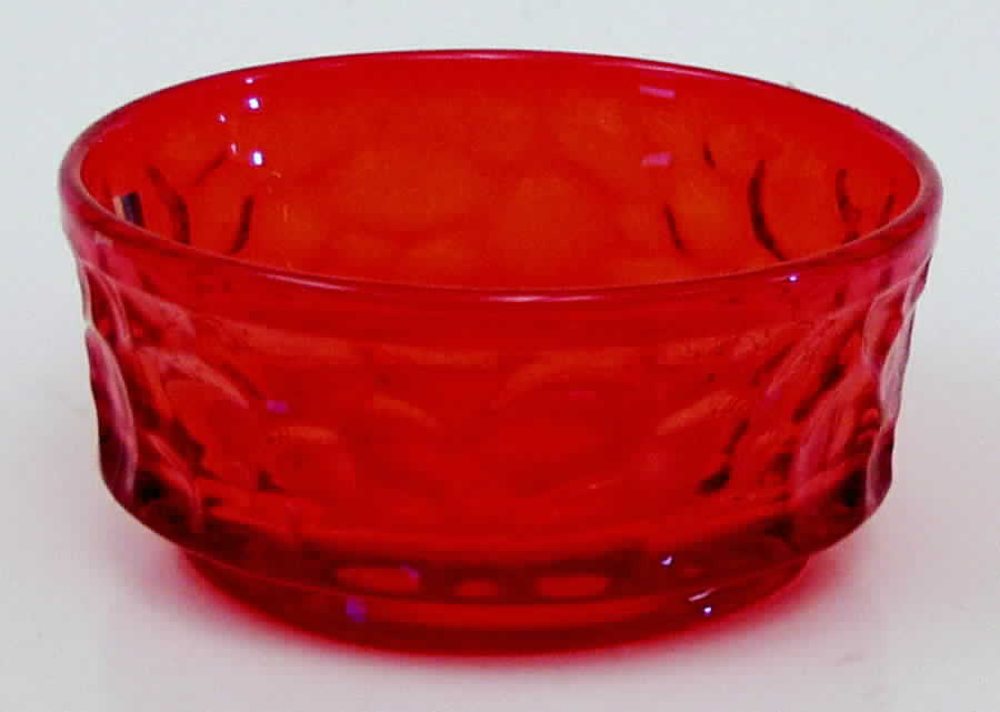 Pebble Beach Orange (Flaming Orange) Small Fruit Dessert Bowl by Fostoria-1