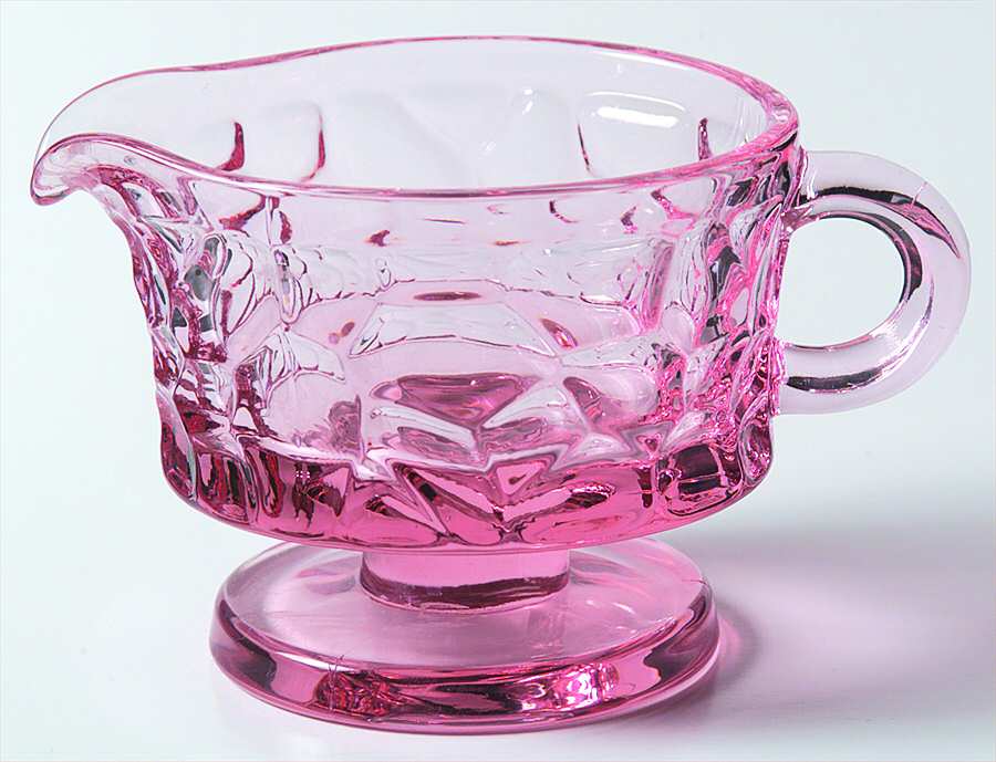 Pebble Beach Pink Creamer by Fostoria-1