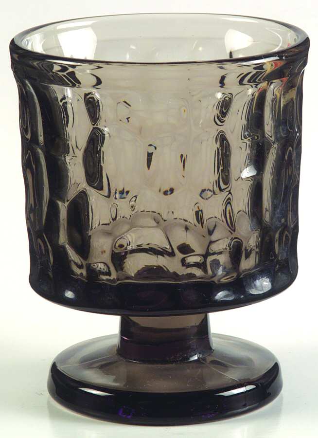 Pebble Beach Smoke (Black Pearl) On the Rocks Glass by Fostoria-1