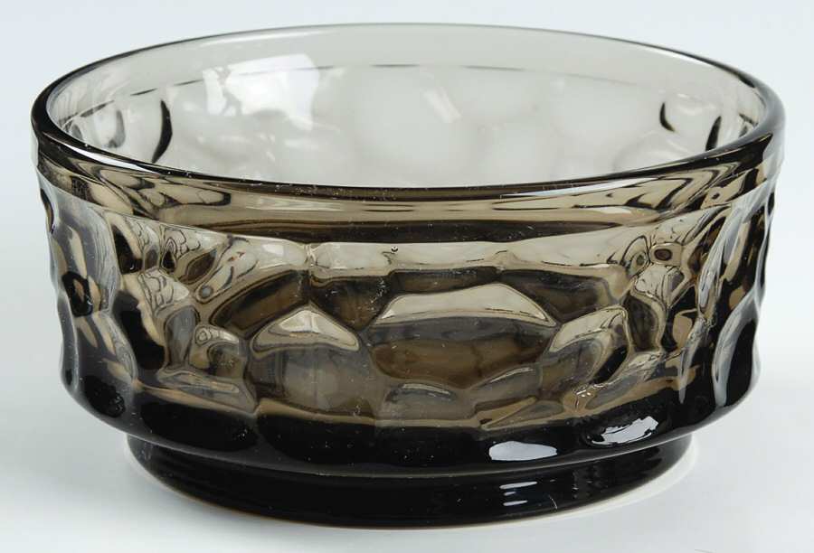Pebble Beach Smoke (Black Pearl) Small Fruit Dessert Bowl by Fostoria-1