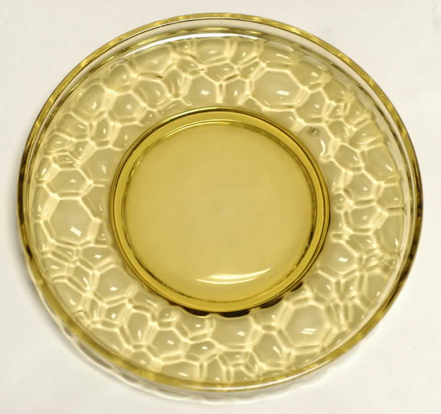 Pebble Beach Yellow (Lemon Twist) Luncheon Plate by Fostoria-1
