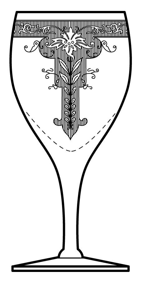 Persian Water Goblet by Fostoria-1