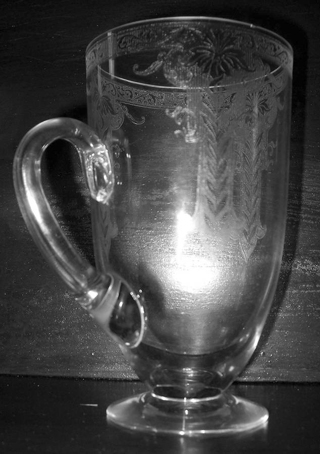 Persian Handled Footed Ice Tea by Fostoria-1