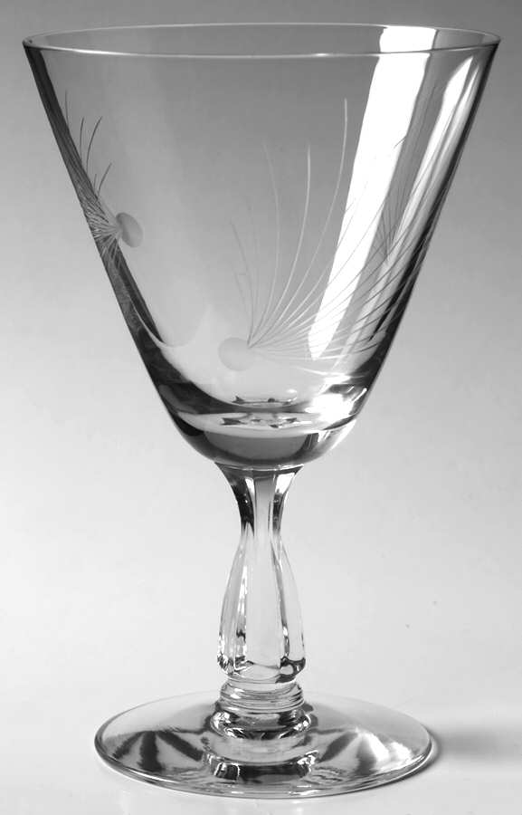 Pine Water Goblet by Fostoria-1