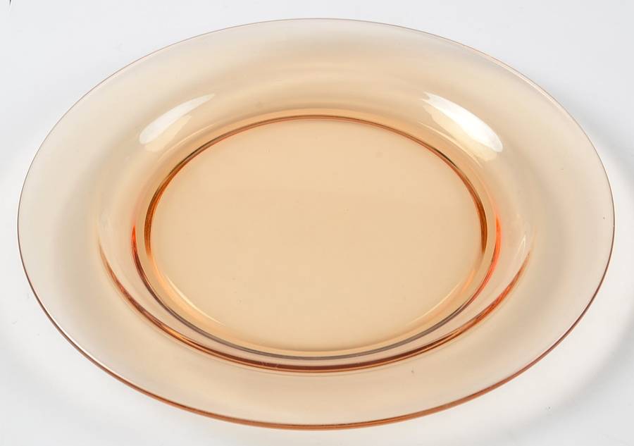 Pioneer Amber Luncheon Plate by Fostoria-1
