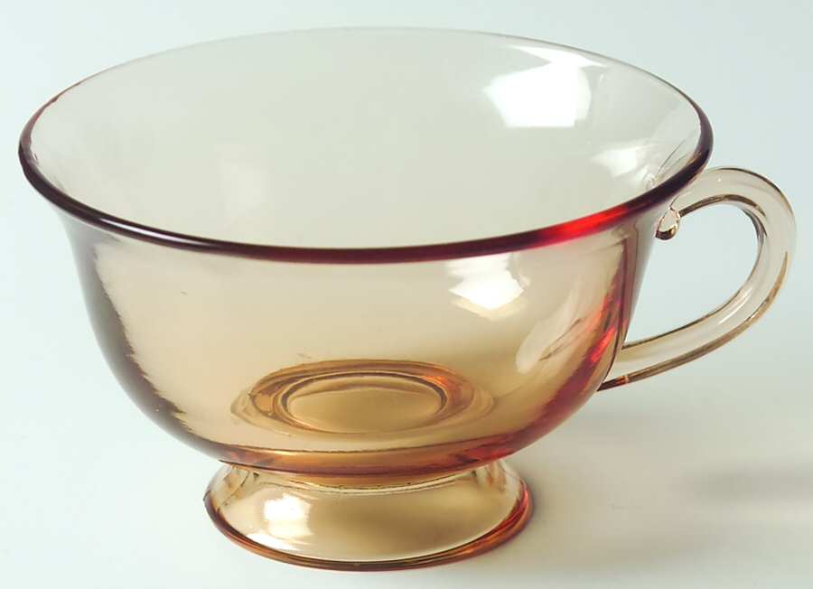Pioneer Amber Footed Cup by Fostoria-1