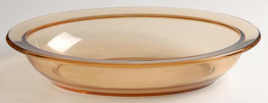 Pioneer Amber Oval Bowl by Fostoria-1