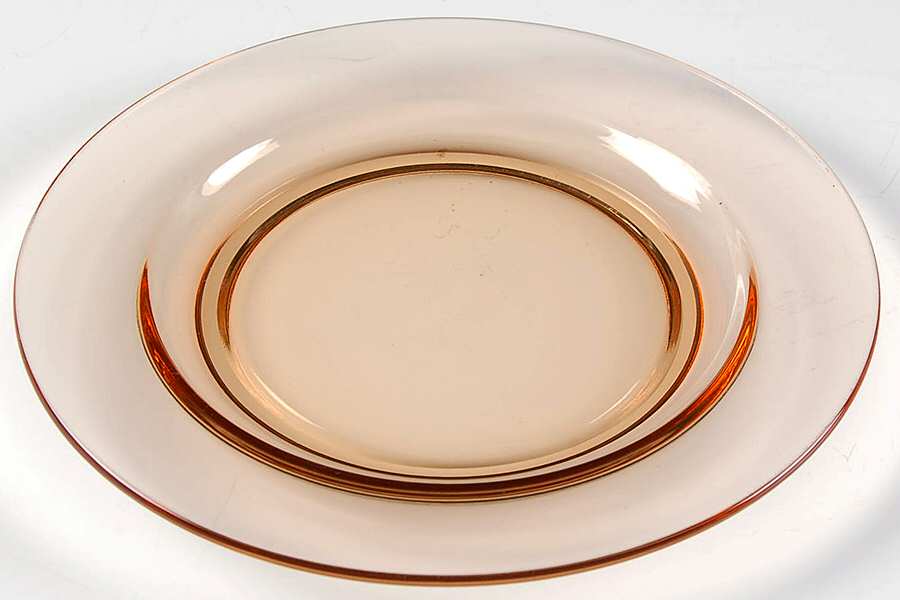 Pioneer Amber Bread & Butter Plate by Fostoria-1
