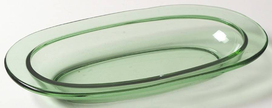 Pioneer Light Green Pickle Dish by Fostoria-1