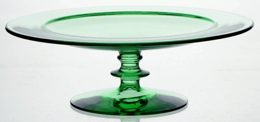 Pioneer Light Green Round Compote (Height X Width) by Fostoria-1