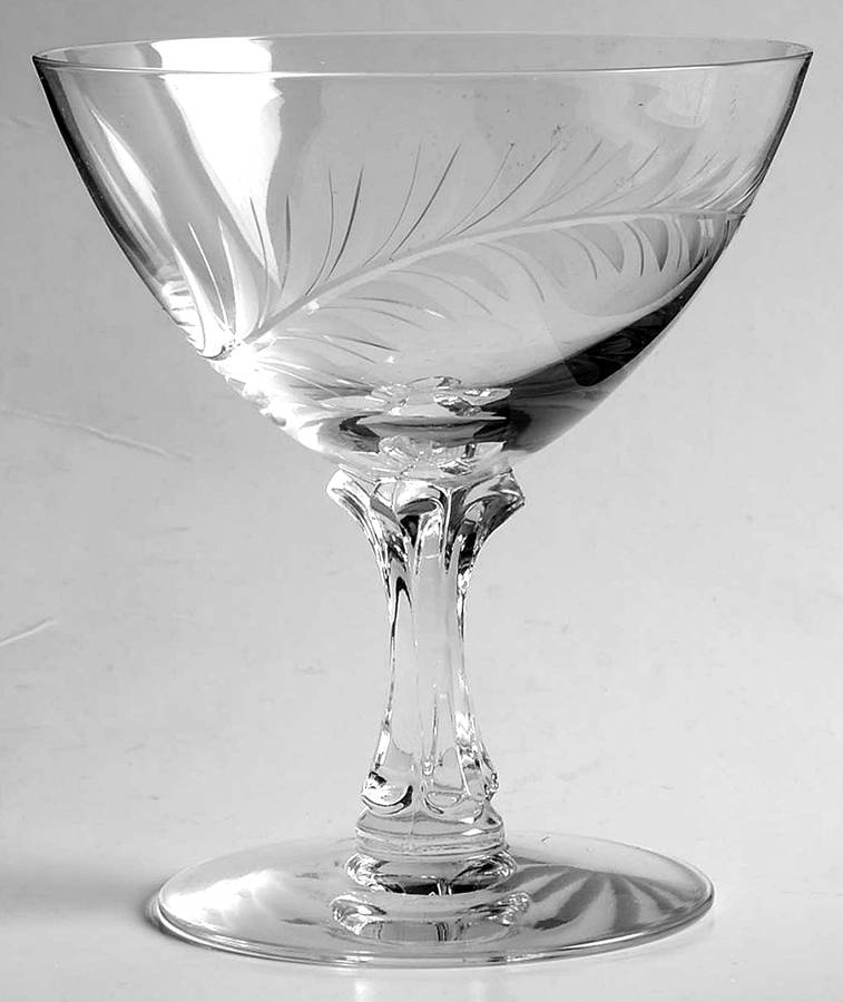 Plume (Stem 6051-1-2) Champagne/Tall Sherbet by Fostoria-1