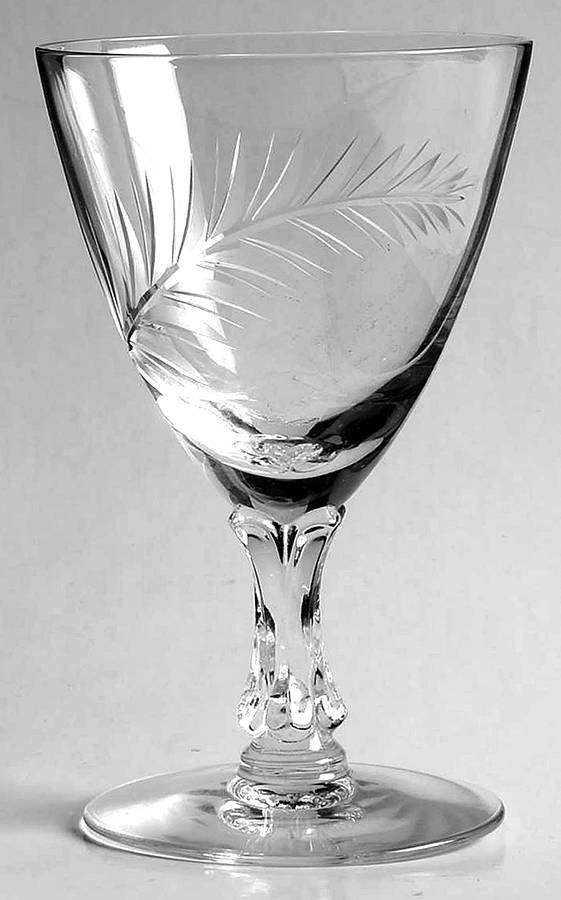 Plume (Stem 6051-1-2) Claret Wine by Fostoria-1