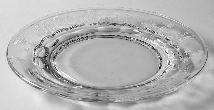Plymouth Clear Bread & Butter Plate by Fostoria-1