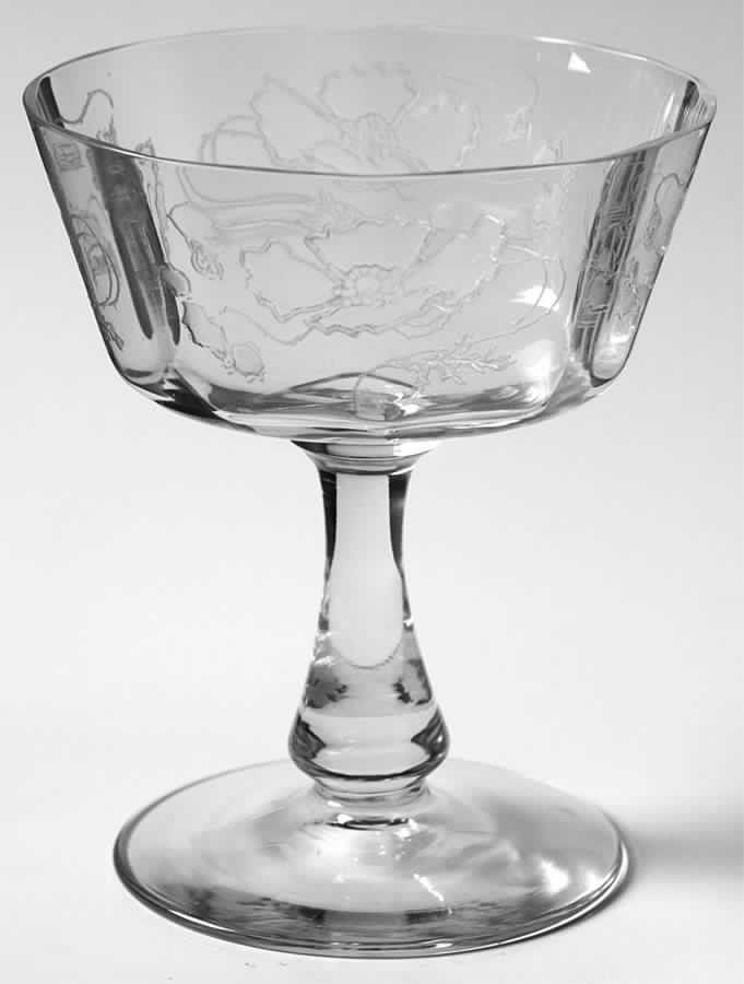 Poppy Poupee Champagne/Tall Sherbet by Fostoria-1
