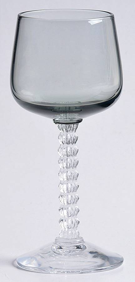 Precedence Gray (Smoke) Cordial Glass by Fostoria-1