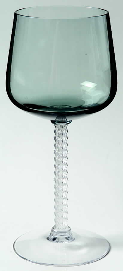 Precedence Gray (Smoke) Water Goblet by Fostoria-1