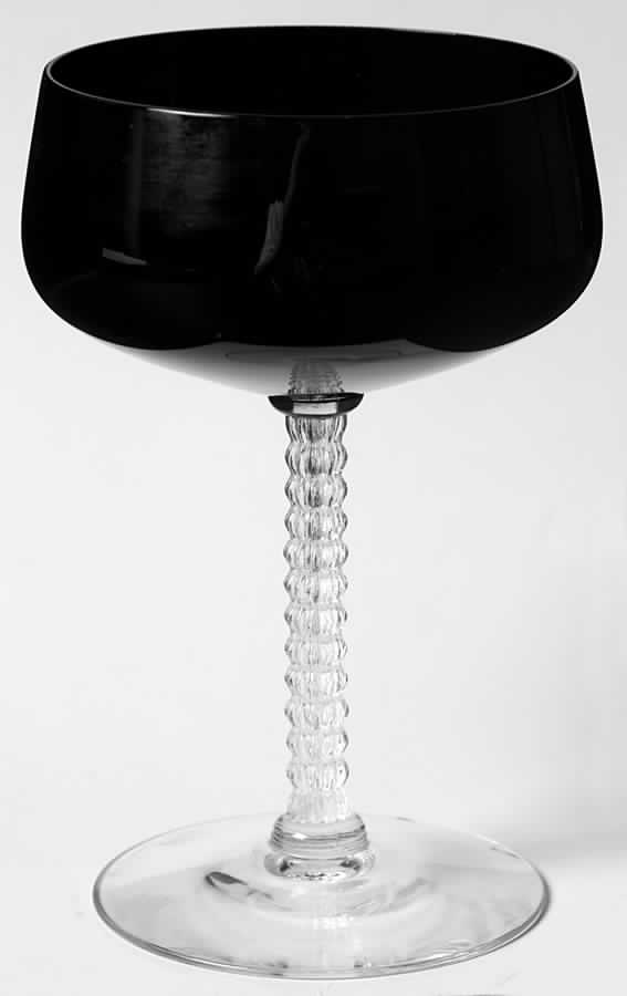 Precedence Onyx Champagne/Tall Sherbet by Fostoria-1