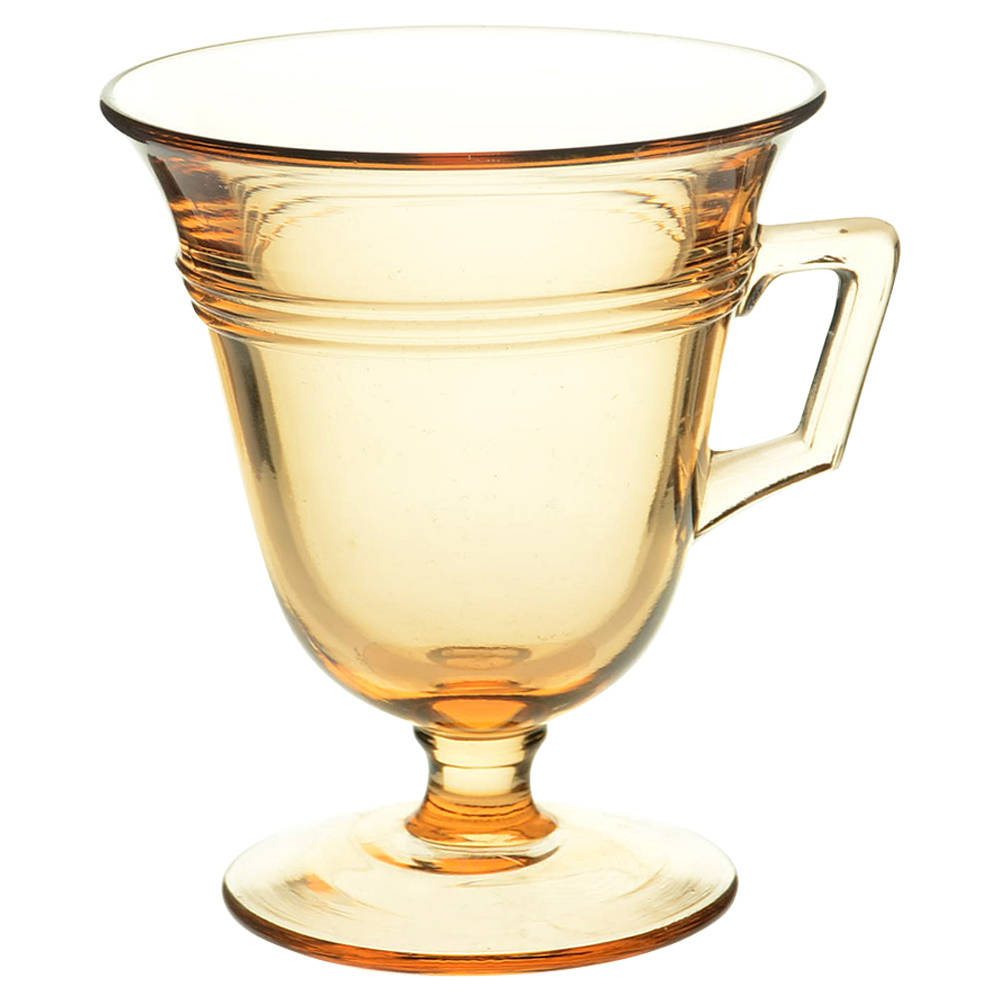Priscilla Amber (Stem 2321) Handled Custard Cup by Fostoria-1