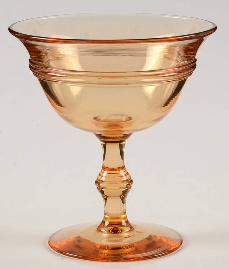 Priscilla Amber (Stem 2321) Champagne/Tall Sherbet by Fostoria-1