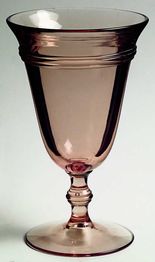 Priscilla Amber (Stem 2321) Water Goblet by Fostoria-1
