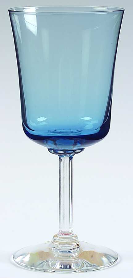 Princess Blue Wine Glass by Fostoria-1