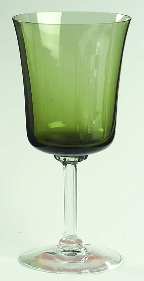 Princess Green (Stem 6123) Water Goblet by Fostoria-1