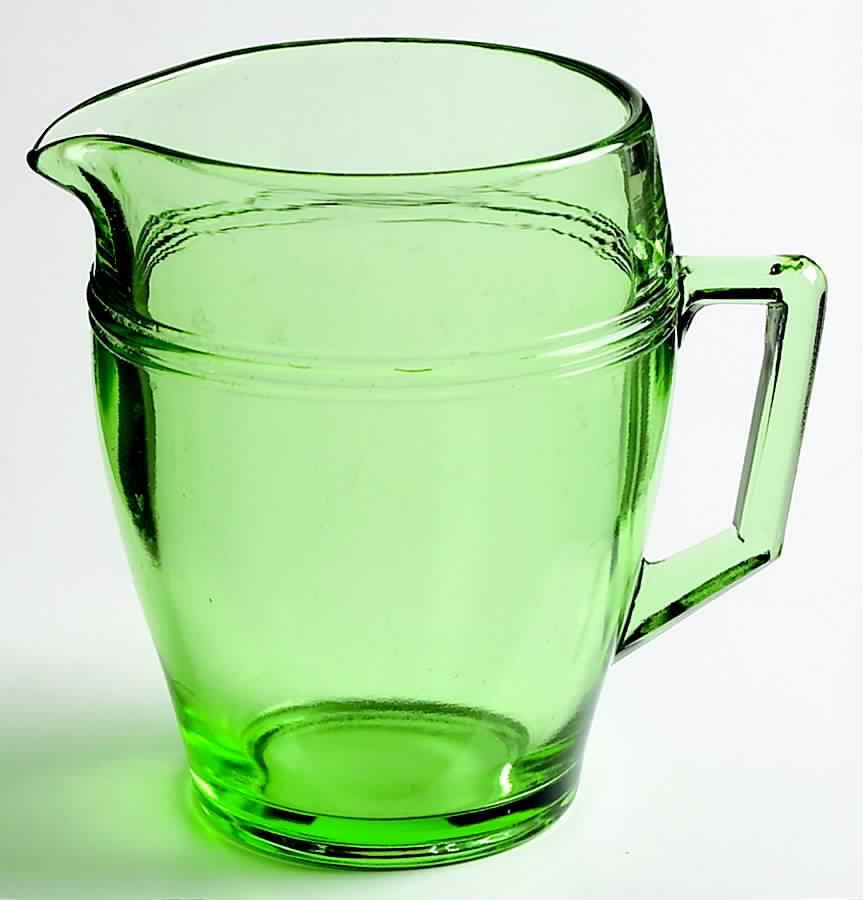 Priscilla Green (Stem 2321) Creamer by Fostoria-1