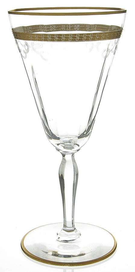 Princess (Stem 5082, Gold) Water Goblet by Fostoria-1